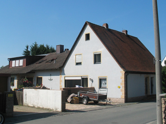 Umbau eines Wohnhauses.